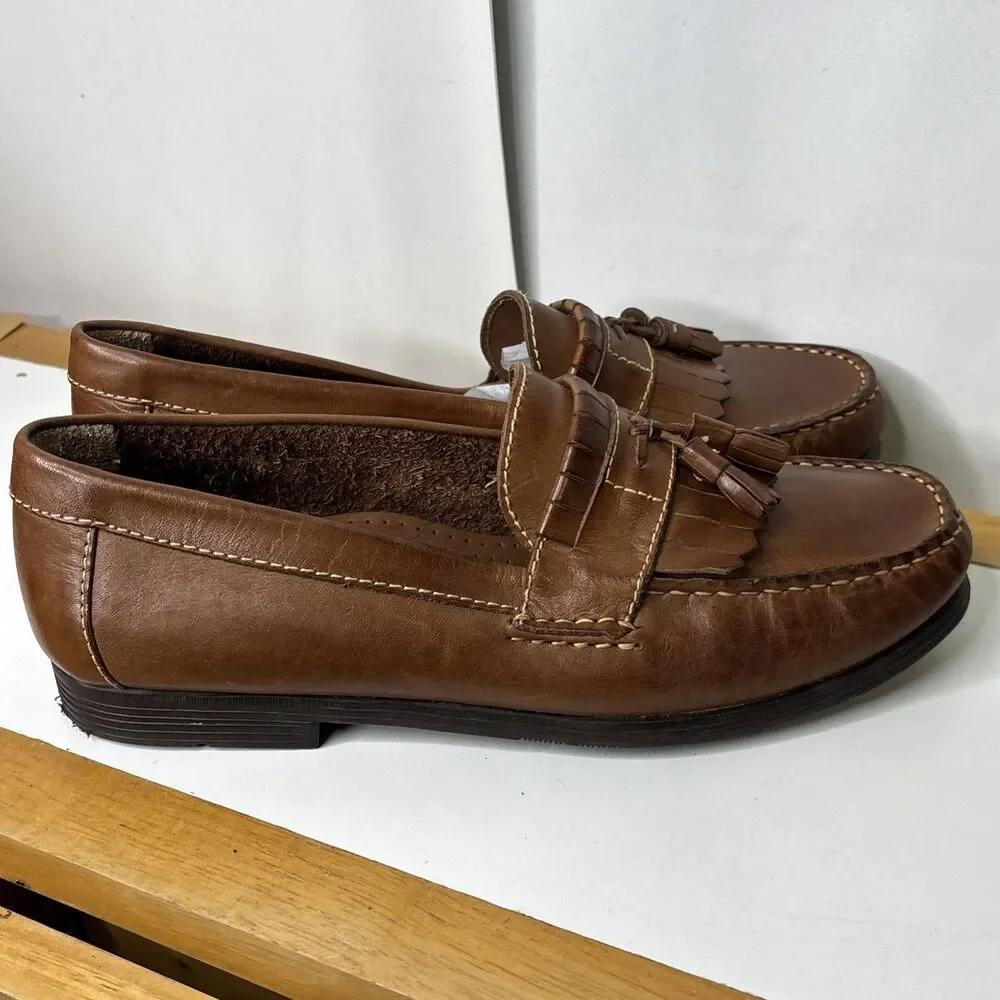Giorgio Brutini Shoes Mens Size10M  Tassel Loafers Leather SlipOn
